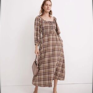 Madewell Plus Gauze Sophia Midi Dress 3x
